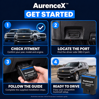 AurenceX™ 10 Speed DFM + Auto Start Stop Disabler