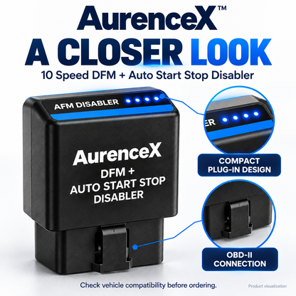 AurenceX™ 10 Speed DFM + Auto Start Stop Disabler