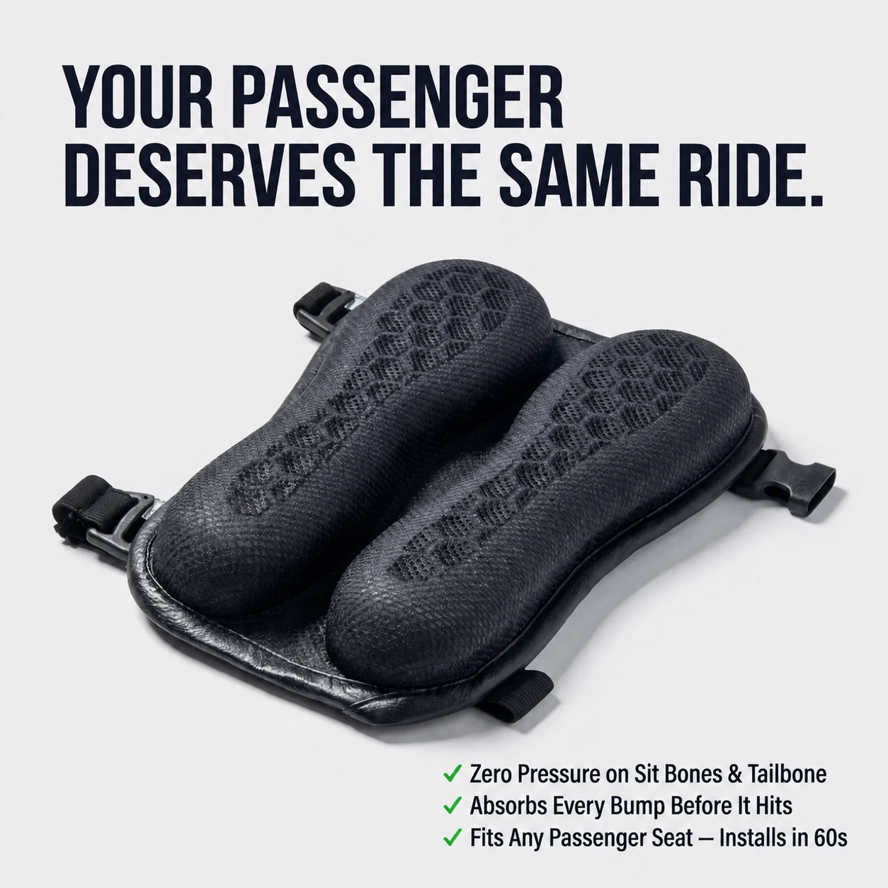 100% Gel Passenger Cushion