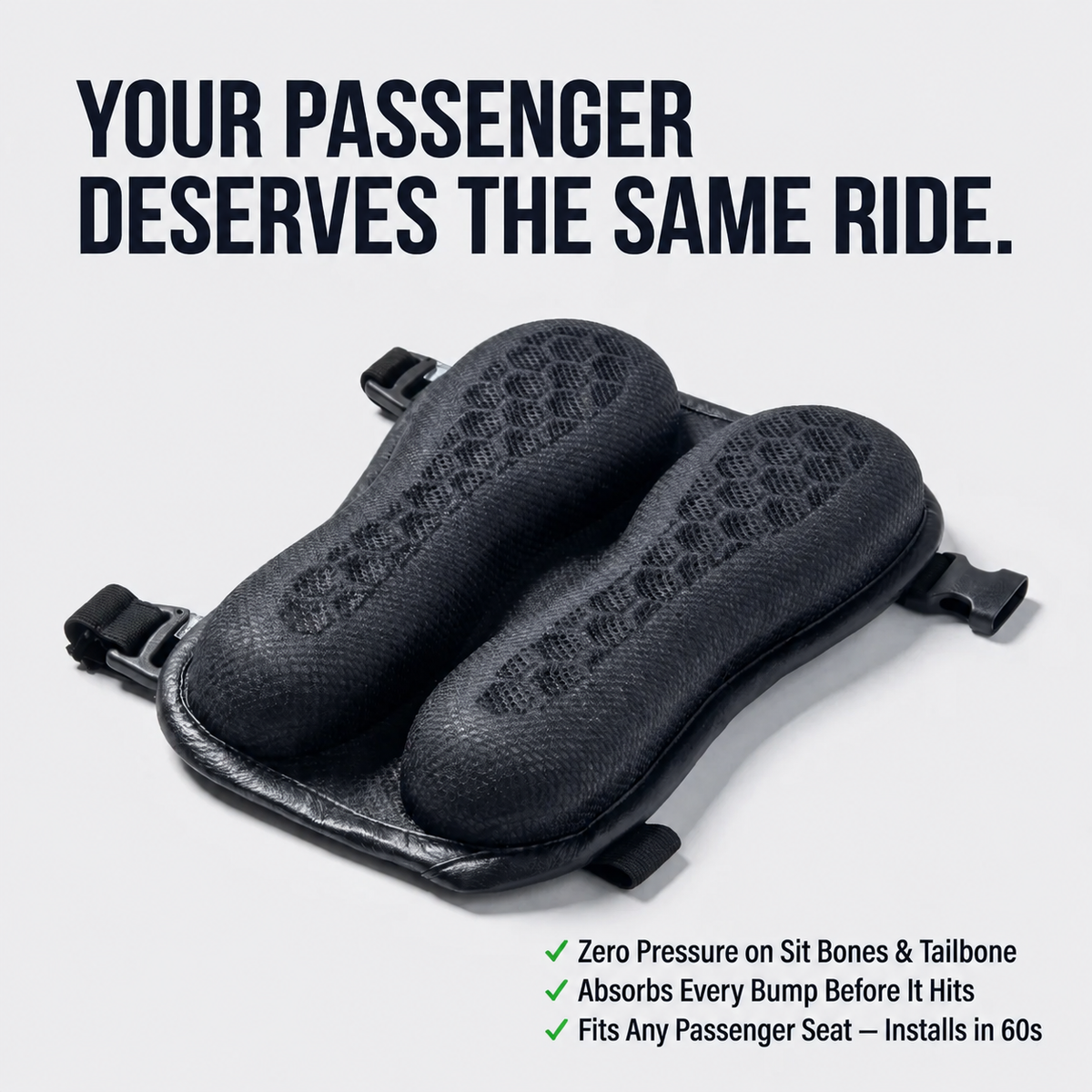 100% Gel Passenger Cushion
