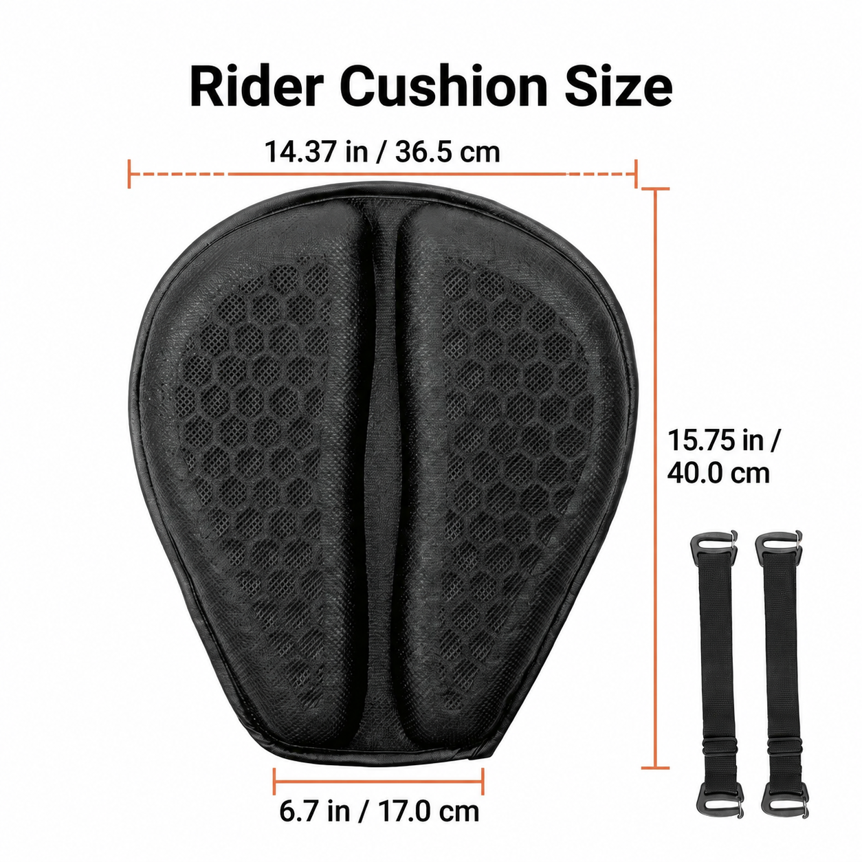 100% Gel Passenger Cushion