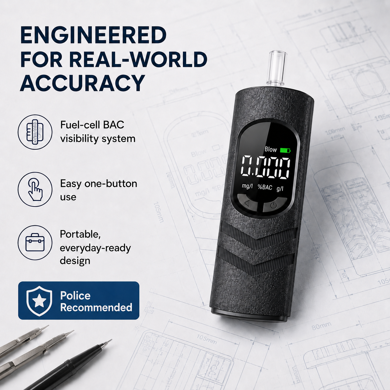 AurenceX Pro Breathalyzer